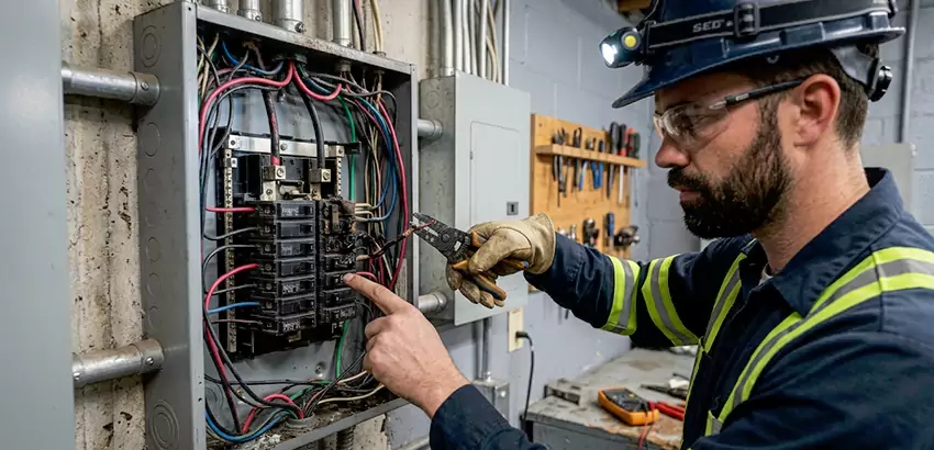 Breaker Box Short Circuit Repair in Deltona