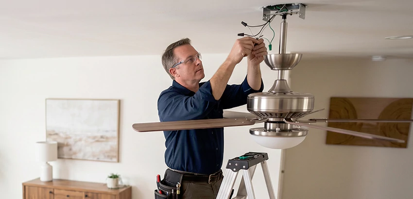 Ceiling Fan Light and Switch Repair in Deltona