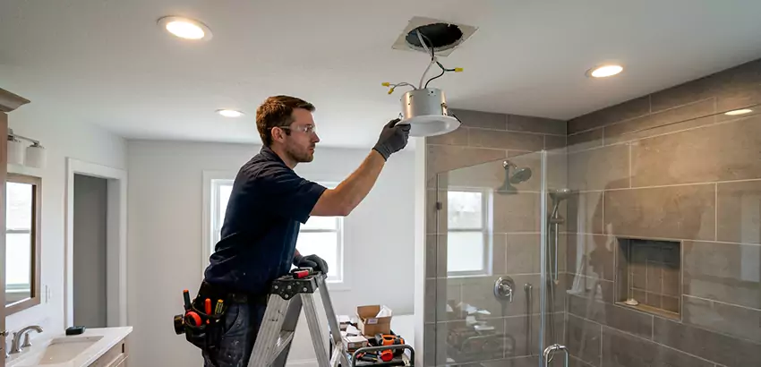 Bathroom and Shower Recessed Lighting Installation in Deltona